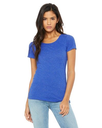 Bella + Canvas Ladies Triblend Short-Sleeve T-Shirt B8413 Slim Fit S-2XL T Shirt - Picture 23 of 24
