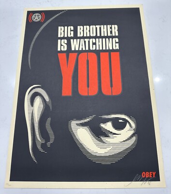 SHEPARD FAIREY - Obey Big Brother Is Watching You - 2006 - ed/300 - OBEY GIANT