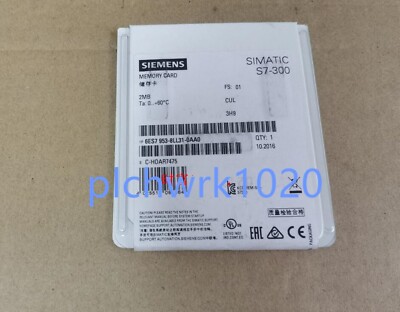 1 PCS NEW IN BOX Siemens PLC 2MB MMC memory card 6ES7 953-8LL31-0AA0
