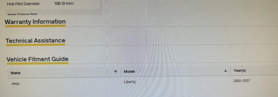 X2 WA513177 Wheel Bearing Hub Assembly 02-07 Jeep Liberty - Image 2 of 2