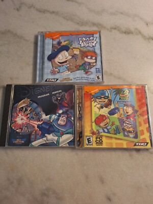 Disney: Buzz Lightyear of Star Command - PC Game +Manual/ Rugrats + Rocket Pwr
