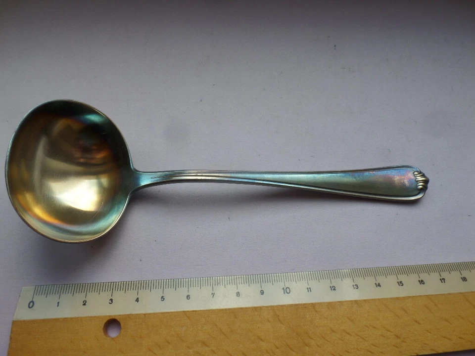 Saucenkelle Kelle Besteck BSF Wilkens & Söhne Bremen versilbert 90er ungebraucht