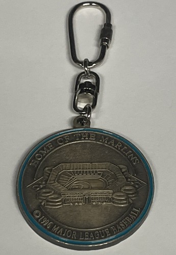 Florida Marlins Vintage 1996 National League East Pewter Keychain - Picture 3 of 4