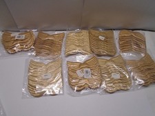 Large Lot 9 Packages Gold Craft Angel Wings 3 3/4" Across 108 Wings Total