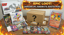 Pokemon UPC, ETB, and Booster Pack mystery bundle