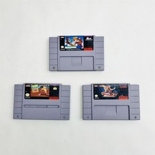 Super Nintendo Fun with Number Fatal Fury Amazing Tennis Genuine Cartridge Lot 3