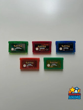 Lotto Giochi Pokemon Game Boy - Rubino Zaffiro Smeraldo Rosso Fuoco Verde Foglia
