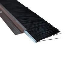 Brown 9 Sets 3+0.91 Inches Wide 39.37 Inches Long Garage Door Brush Sweeps Se...