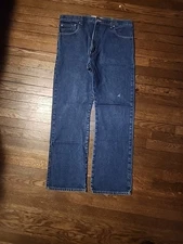 Levi's 517 Bootcut Jeans Mens Size 38x32 Blue Denim Medium Wash Cotton