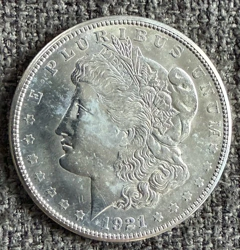 Morgan 1921-S Silver Dollar $1 Coin San Francisco XF - AU