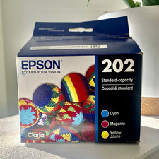 Epson 202 Genuine Claria Ink Cartridges CMY XP-5100 WF-2860 T202520-RF