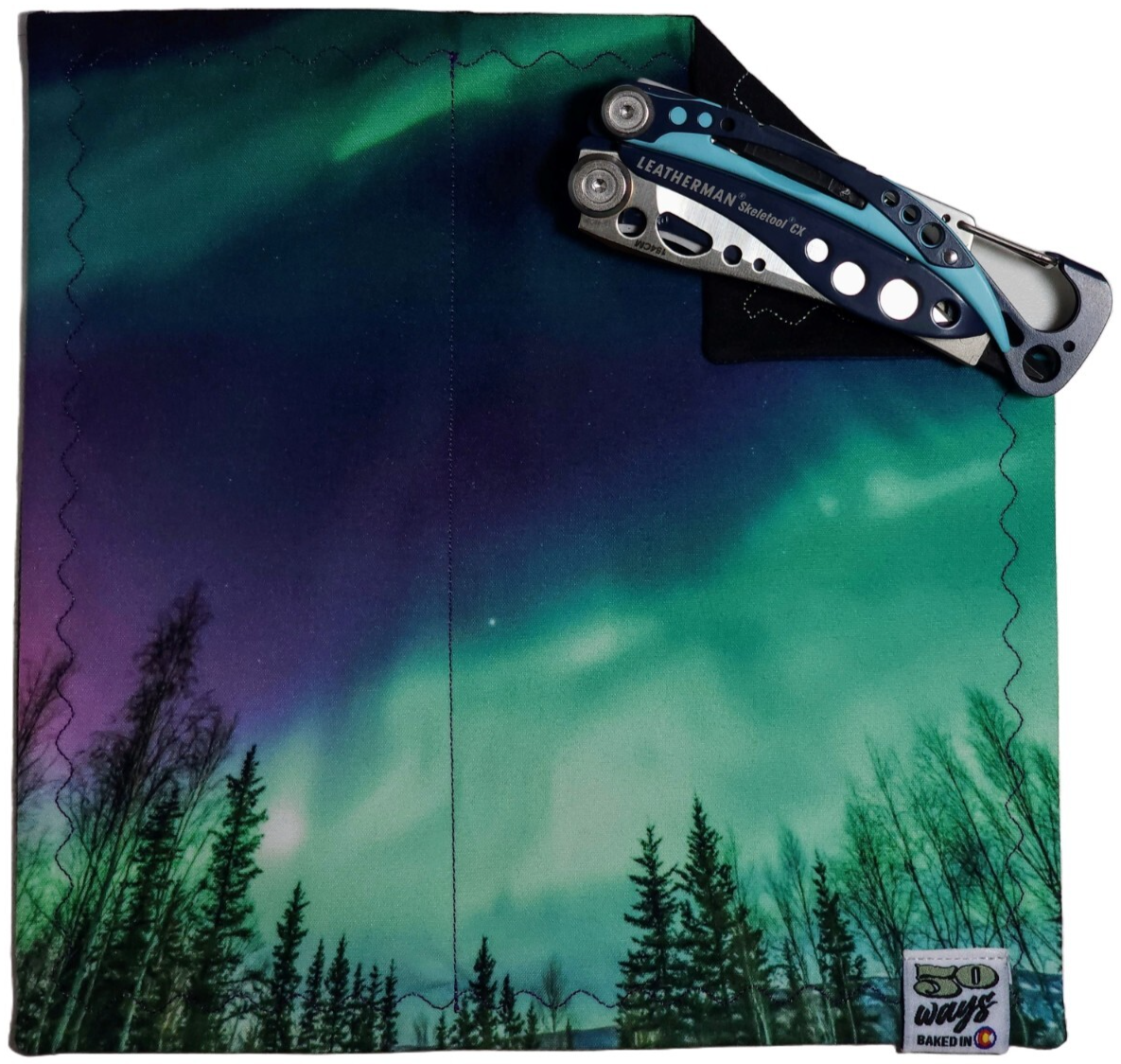 50 Pocket Hank EDC Northern Lights Aurora Borealis Everyday Carry-image