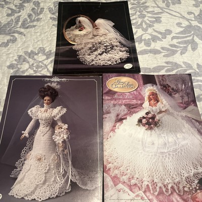 Crochet Pattern Barbie Or 11.5 Inch Doll Wedding Dressed