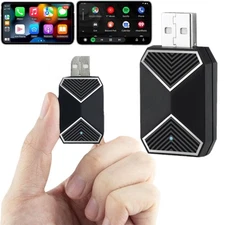 Wireless Carplay Android Auto Adapter 2 in 1 USB Car Dongle Plug ＆ Play
