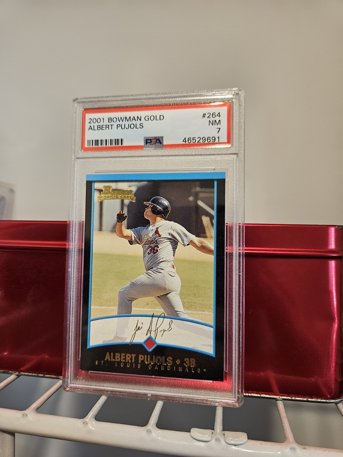 2001 Bowman Gold Albert Pujols Rookie Card #264