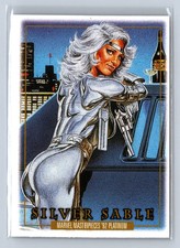 2024 Marvel Masterpieces '92 Platinum Silver Sable Leather #81