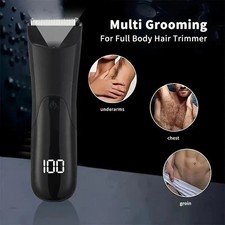 Manscape Groin Hair Trimmer for Men's Electric Ball Trimmer Wet/Dry Body Shaver