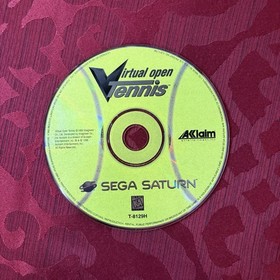 Virtual Open Tennis (Sega Saturn, 1996) CIB Complete w/ Registration Card