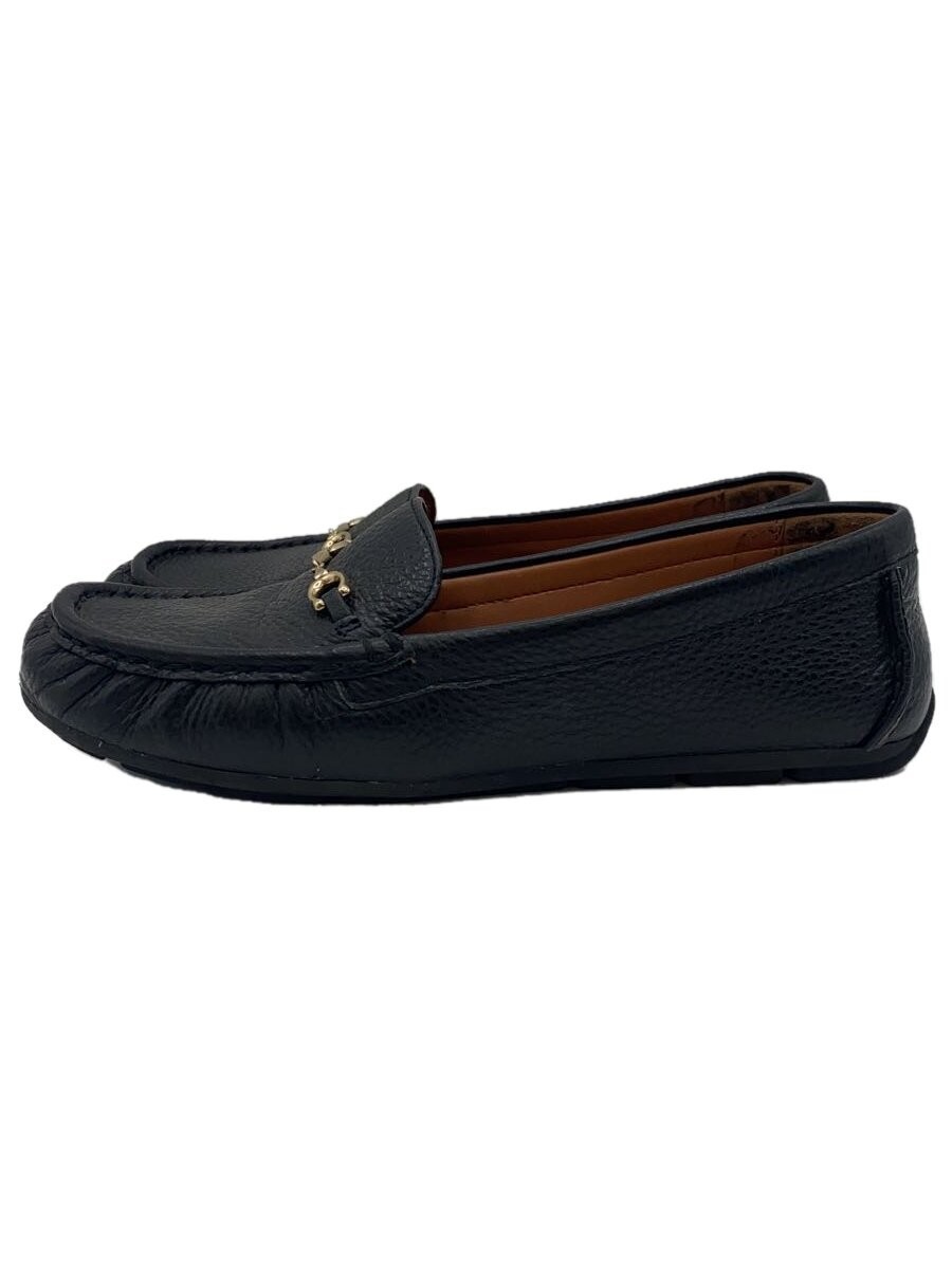 Coach Leather Loafers US7 Black Style FG4581 HLQ32