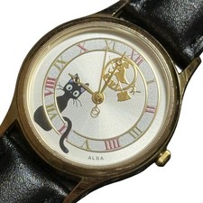 Working Battery SEIKO Watch Kiki's Service Jiji ALBA Quartz VJ21 KM20 Ghibli Ana