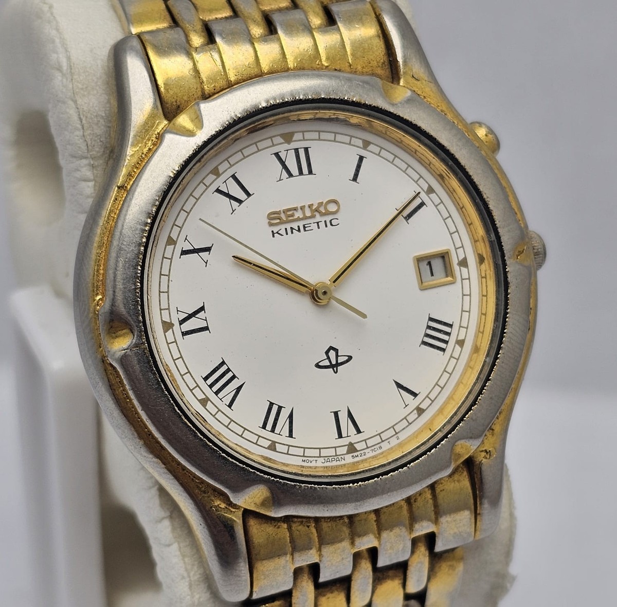 Seiko Kinectic 5M22-7B10 Vintage Men's Watch | eBay