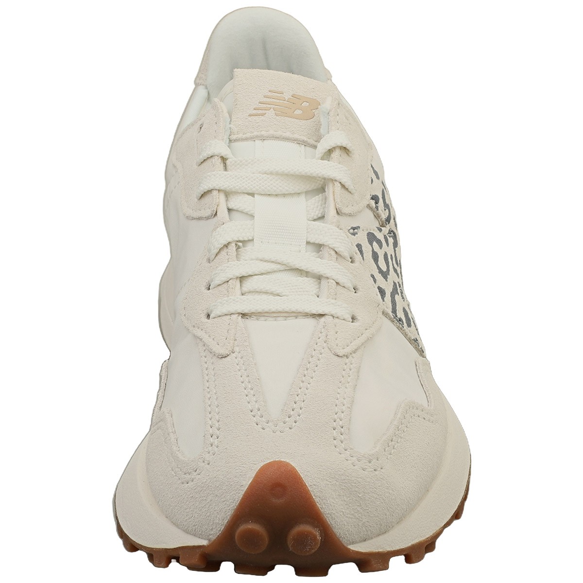 New Balance 327 Womens Fashion Sneakers in White Leopard - 6 US