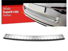 Ladekantenschutz für Skoda Superb III Edelstahl ab 2015-2024 Stoßstangenschutz