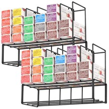 2 PCS Hair Color Organizer For Salon Storage Rack Wall Mounted Shelves