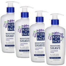 Kiss My Face Moisture Shave Lavender Shea 11 fl oz Each Pack of 4