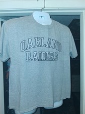 Las Vegas Oakland Raiders NFL Team Apparel Classic Black T-shirt Size L