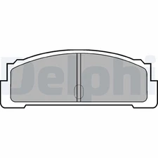 Delphi LP29 brake pad set, disc brake for Fiat, FSO, Lancia, Seat