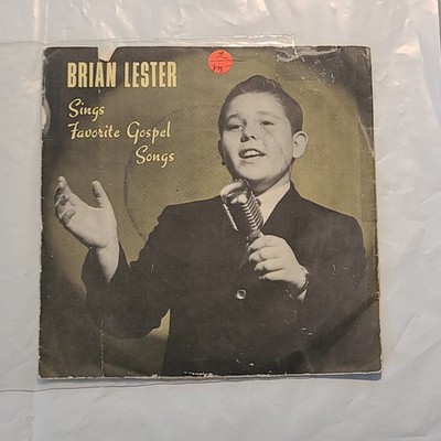 Rare Vintage Missouri Gospel - Brian Lester Sings Favorite Gospel Songs - 45 RPM