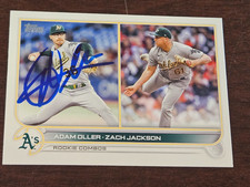 2022 Topps Combos ADAM OLLER A's In-Person Signed AUTO Autographed