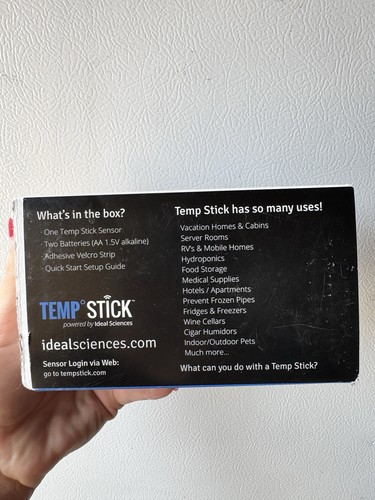 Temp Stick Remote WiFi Temperature & Humidity Sensor, Data Logger - Picture 2 of 2
