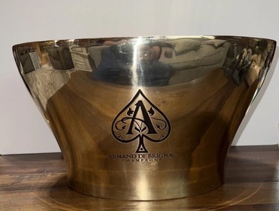 Ace of Spades Armand De Brignac Brushed Metal Champagne Ice Bucket XL
