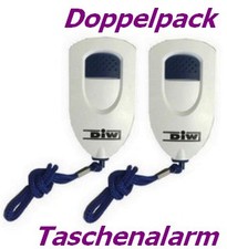 Doppel-Pack Panik Alarm mit Sirene 130dB DAL-PS10-Set2 Personen- Taschenalarm