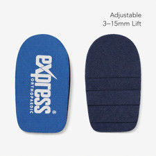 Heel Lift Insoles 3-15mm Adjustable Shoe Raise Orthotic Plantar Fasciitis Pair