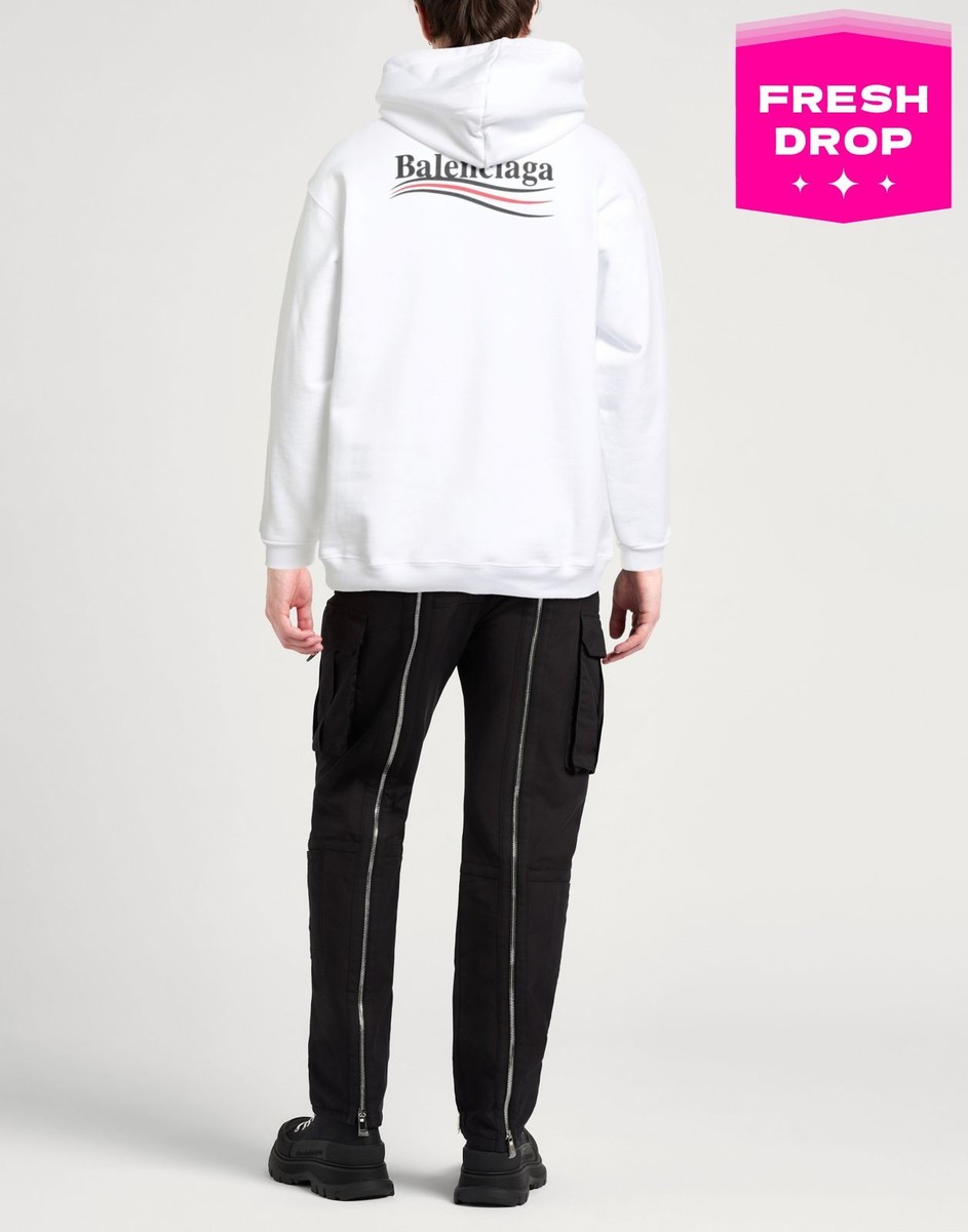 Balenciaga Hooded sweatshirt size S white