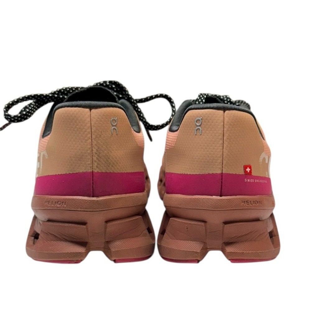ON Running Cloud Cloudmonster Rose Red Womens Sho… - image 4