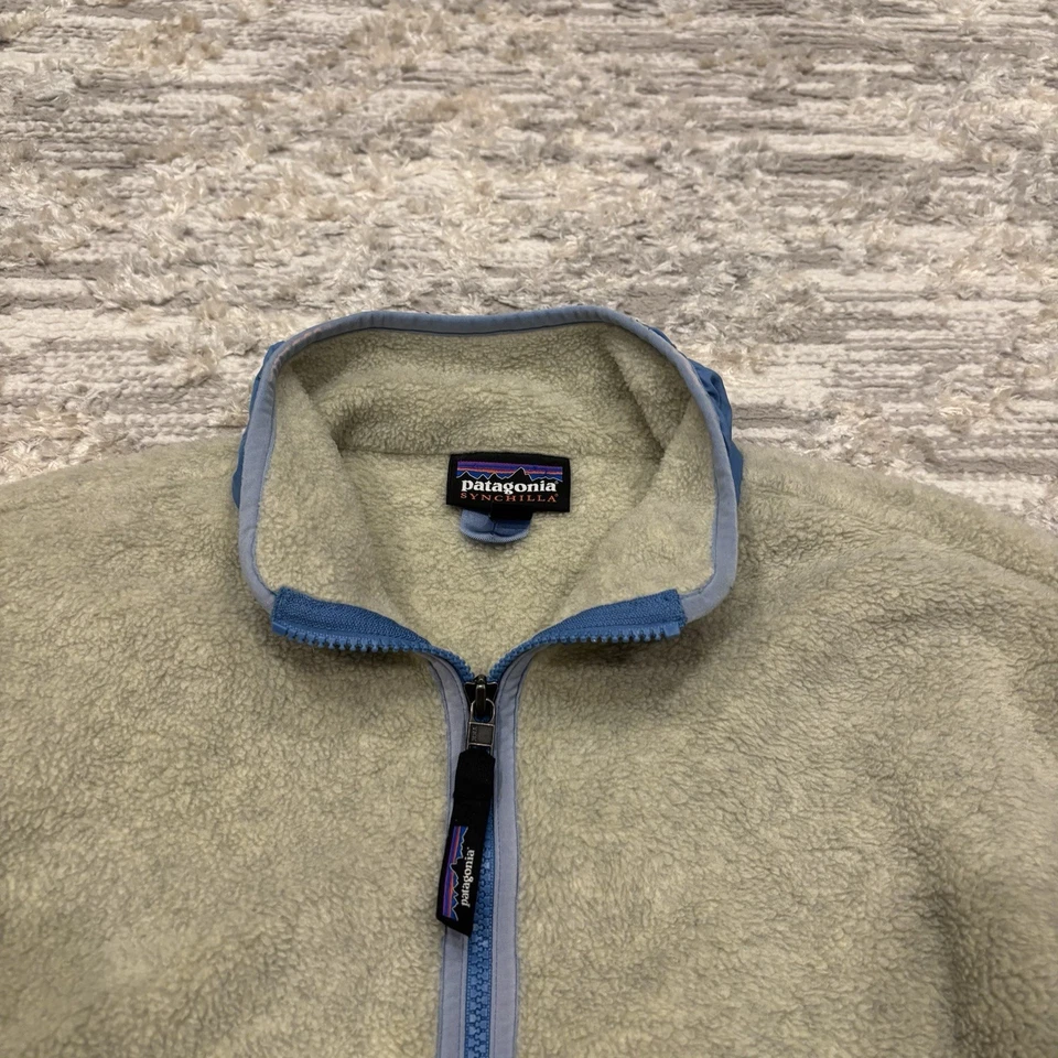 Lã Patagonia Synchilla Marsupial 1/2 zíper feminino pequeno raro caminhada ao ar livre - Imagem 3 de 4