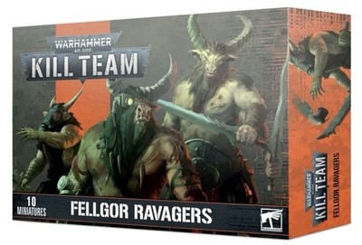 40k Kill Team Fellgor Ravagers Chaos Beastmen NOS W/ Bases And Instructions