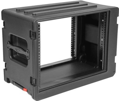 SKB Cases 8U Shallow Roto Rack, w/ wheels and handle, 1SKB-R8SW Dry Box