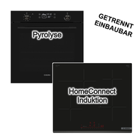 Herdset Pyrolyse Bockofen +Bosch Induktionskochfeld Homeconnect BräTerzone