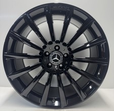 Genuine Mercedes S Class 20” AMG Turbine Rear 9.5J Alloy Wheel Refurbished Black