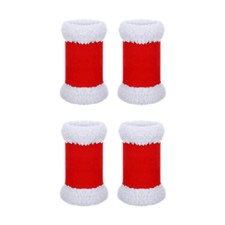4x Horse Leg Wraps Fly Leg Boots Wrap Leggings Wrap Thick Sheep Leg Wraps Horse