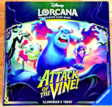 2026 Disney Lorcana Card Game TCG Attack Of The Vine Illumineer's Trove Box NEW