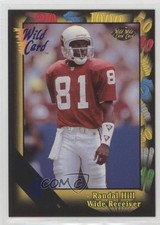 1991 Wild Card 5 Stripe Randal Hill #18 Rookie RC mo1. rookie card picture