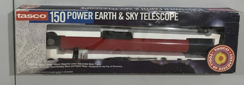 Tasco 30 Power Earth & Sky Telescope 1996 Vintage LOOK!!👀 - Image 2 of 4