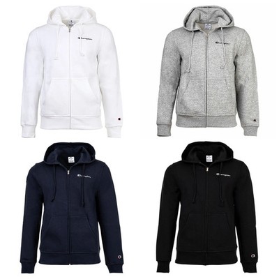 Champion Herren Sweatjacke mit Kapuze - Full Zip Hoodie Sweatshirt, Heavy Sof...