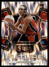 2024-25 Panini Select WNBA Future Silver Flash Prizm Aaliyah Edwards Rookie